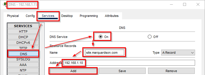 Configure DNS